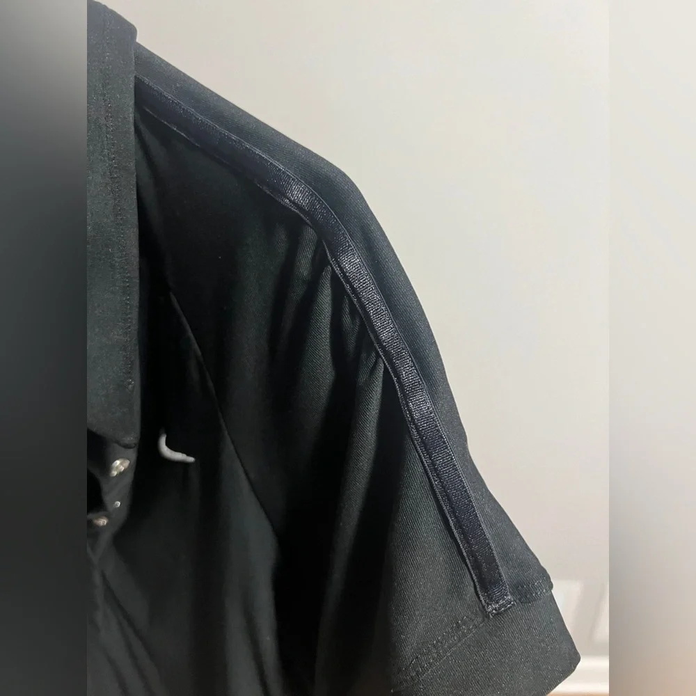 Women’s Nike Dri-fit collared shirt top black size small - Picture 6 of 9